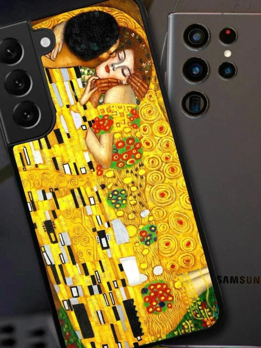 Gustav Klimt Inspired Yellow Art Phone Case